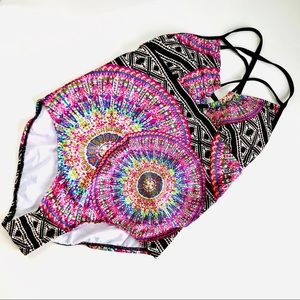 Cleanwater XL one piece swimsuit, great looking and beautiful looking suit on.